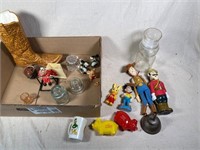 vintage toys, oil can & more