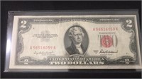 1953 Series A Red Seal $2
