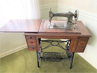 Antique treadle sewing machine- Franklin