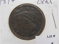 1846 LARGE CENT NICE CONDITION