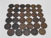 35 EARLY LARGE CENTS 1797 AND UP