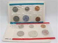 (3) 1970 UNCIRCULATED COIN SETS IN ENVELOPES