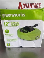 Greenworks 12in surface cleaner.