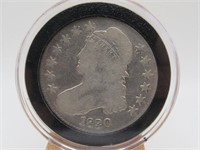1830 CAPE BUST HALF DOLLAR