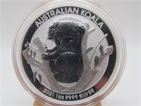 2021 AUSTRALIAN KOALA 1OZ SILVER COIN