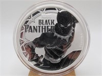 2018 NEW ZELAND MINT BLACK PANTHER SILVER COIN