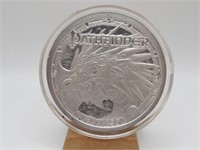 PATHFINDER RED DRAGON 2 OZ SILVER COIN
