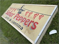 Lighted  3x9 Senior Pepper sign