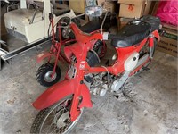 Vintage Honda 90 Motorcycle