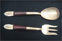 Thai Home Industries Bronze Ware Fork & Spoon