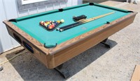 Pool Table, w/Accessories