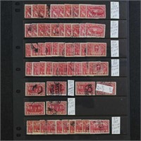 US Stamps Q1-Q11 Used with duplication, many dozen