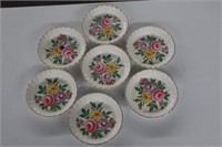 Flower bowls (set of 7)
