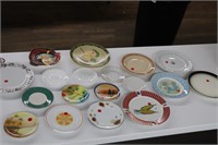 Group of misc plates
