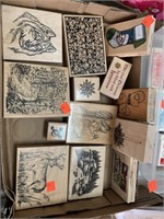 Lot of Stamps- some Northwoods Rubber Stamps