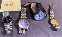 Assorted Seiko and a Swiss Army wrist watches