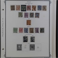 Italy Stamps 1900-1960s Mint & Used on Pages