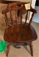side chair with damaged legs