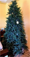 Tall artificial Christmas Tree