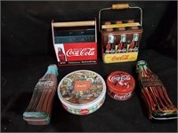 Coca Cola Tins & Carrier