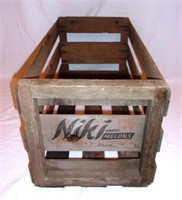Wooden crate.