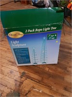 Rope Light Trees