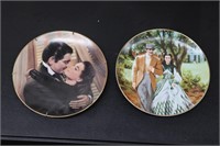 Gone With the Wind Commemorative plates - 2 plates