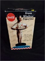 NIB Coca Cola Iron Waiter Figurine