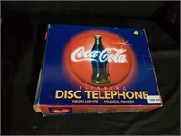 Blinking Coca Cola Disc Telephone