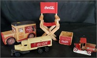 Coca Cola Cast Iron Truck & More