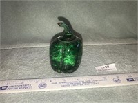 Vintage Zimmerman Paperweight Green Pepper