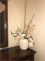 Decorative Floral Arrangement with Vase