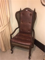 Unique Antique Sitting Chair with Cushion