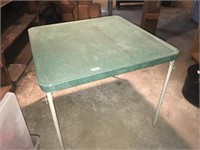 Vintage All Metal Folding Table