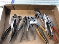 Lot of Hand Tools - Pliers- Snips - Etc.