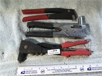 Hand Tools Lot - Rivet Guns