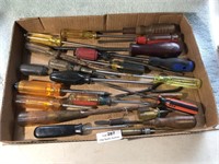 Old Hand Tools - Screwdrivers Lot