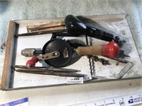 Lot of Hand Tools - Antique Drills & Bits