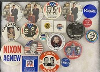 Lot of Vintage Republican Campaign Buttons/Pins