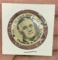 1940's FDR Presidential Campaign Button