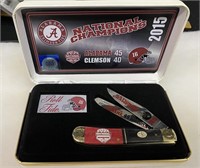 2015 Steel Warrier Alabama Nat. Champs Pocketknife
