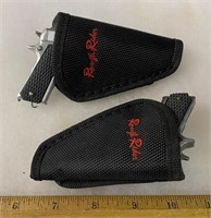Rough Ryder Pistol Knives and Sheath
