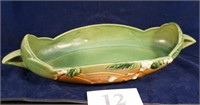 ROSEVILLE POTTERY SNOWBERRY CONSOLE BOWL 16"