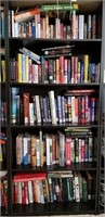 Black Book Shelf With Books