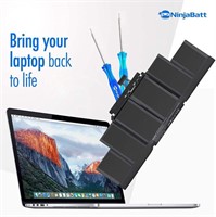 123-66 NinjaBatt Battery A1417 for Apple MacBook