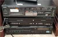 Cassette Player, DVD/VHS Player & VHS Player
