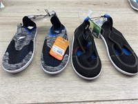 2 pairs kids swim shoes size 11-12