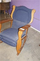 OAK  PARLOR ROCKING CHAIR