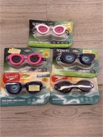 5 pair swim goggles