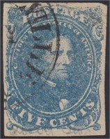 CSA Stamps #4 Used fresh and attractive wi CV $125